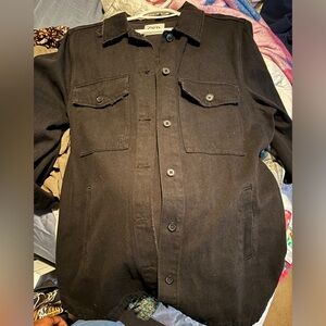 Zara oversized jean jacket 🖤